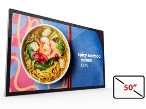 Image of our Slimline Advertising Display 50 inch